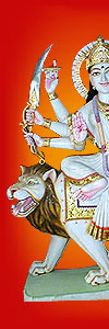 Durga on Tiger