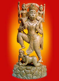 statue of hanuman, hindu god and goddesses
